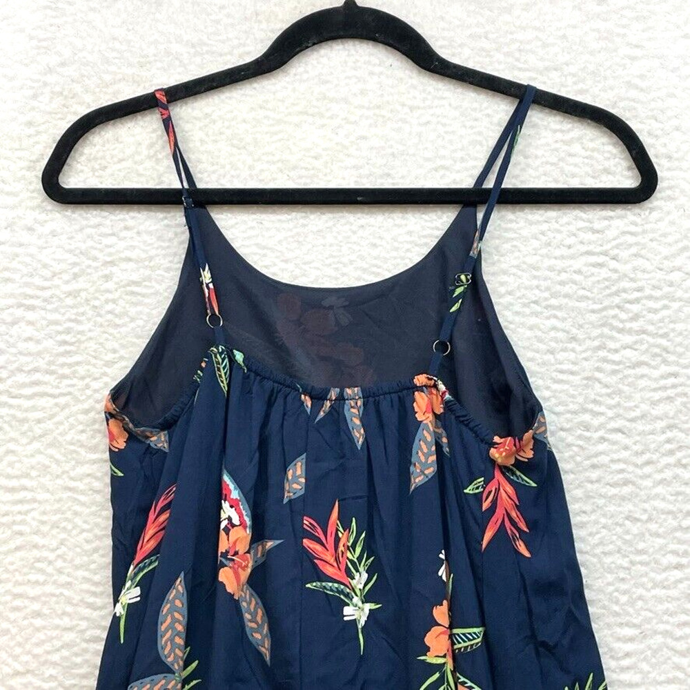Kiwi and Punch Dress Womens Extra Small Blue Floral Beach Hawaiian Flowy Light - Picture 7 of 13